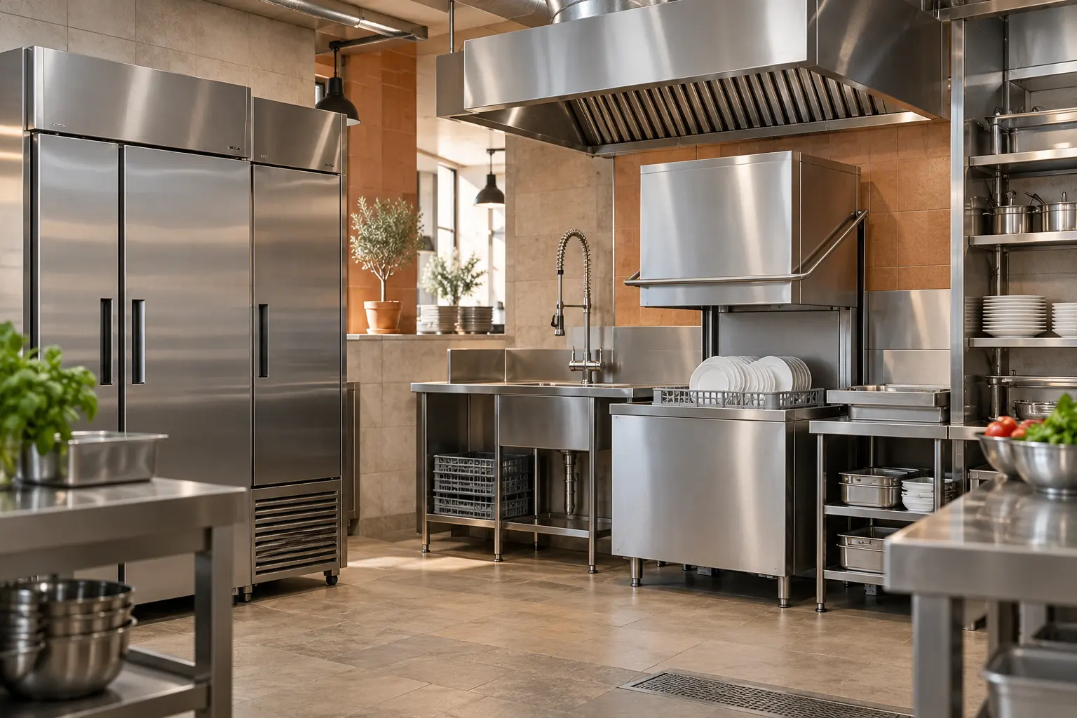 Equipamiento profesional de cocina industrial